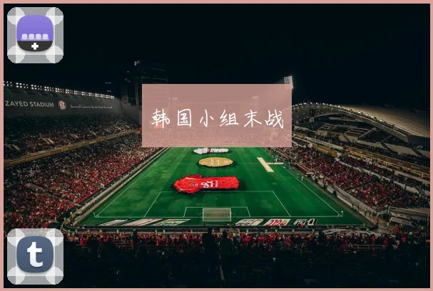 韩国小组末战